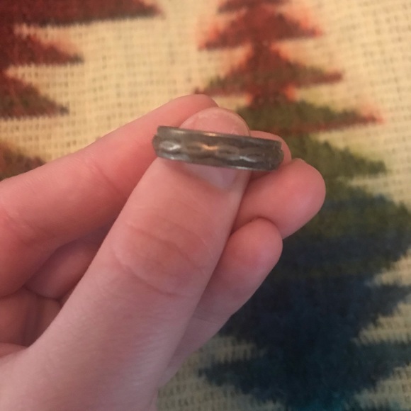 Vintage Sterling Silver Infinity Rind Sz.9 - Picture 2 of 3